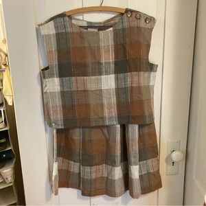 Vintage Koret Co-ord Set - Crop Top and Skirt